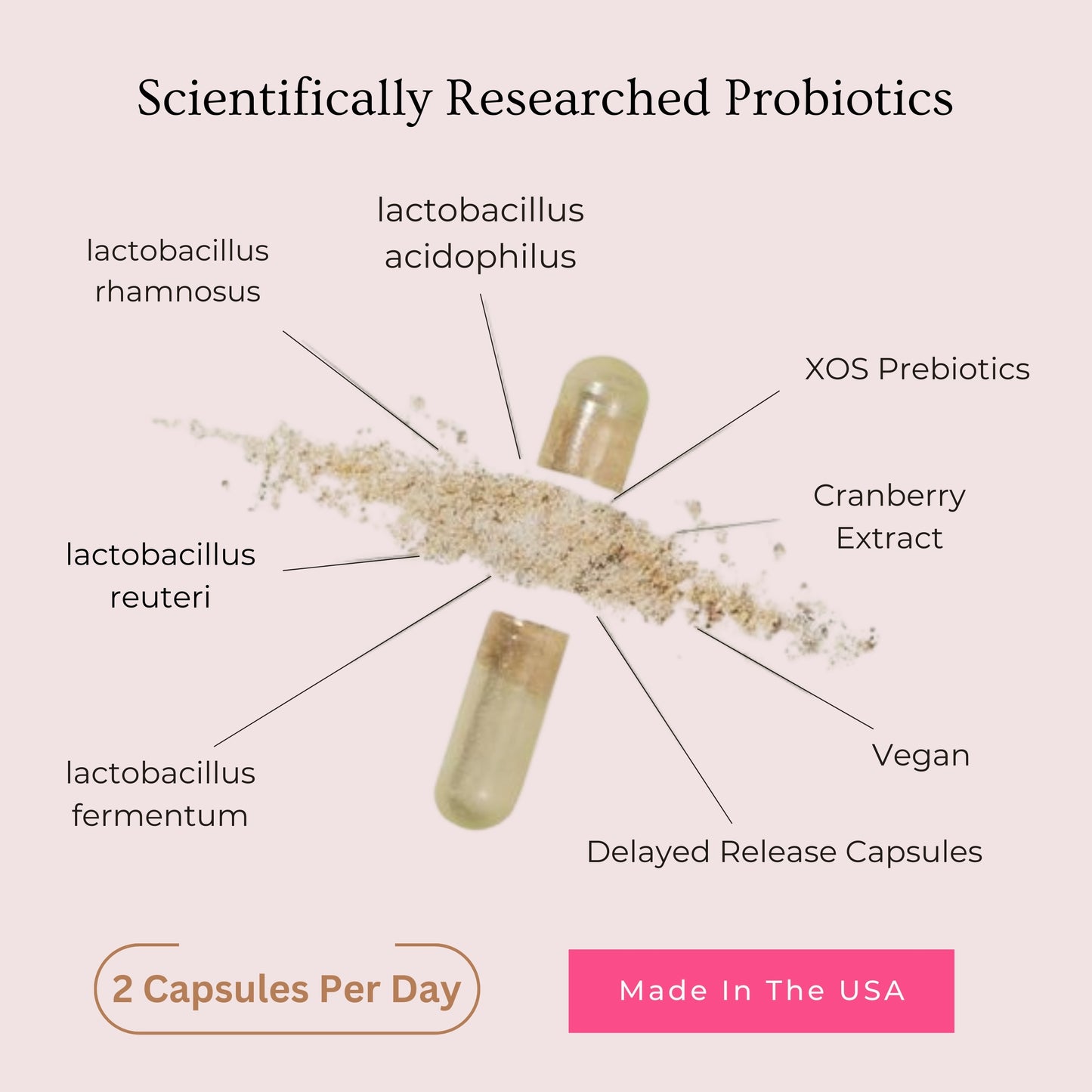 Healthy Babe Vaginal Probiotics & Prebiotics With Cranberry